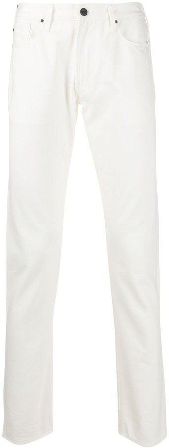 armani white jeans mens