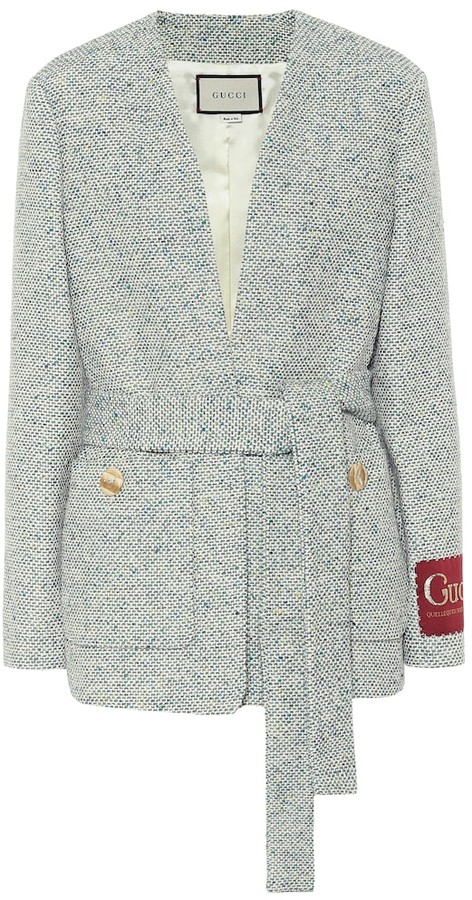 tweed cotton jacket