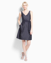 Thumbnail for your product : Ann Taylor Silk Dupioni V-Neck Bridesmaid Dress
