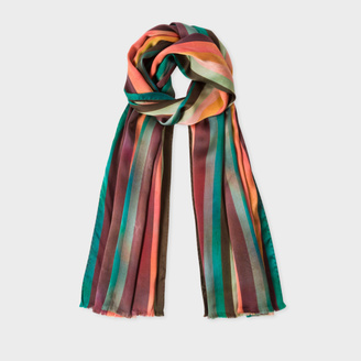 Paul Smith Women's Silk 'Artist Stripe' Scarf