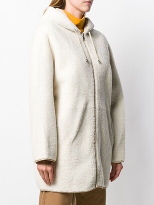 P.A.R.O.S.H. Shearling Hooded Coat