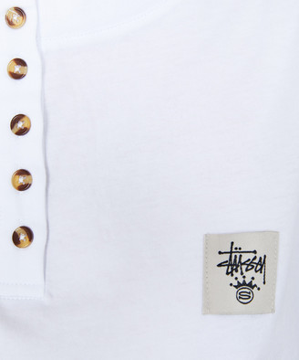 Stussy Paloma Henley T-Shirt White