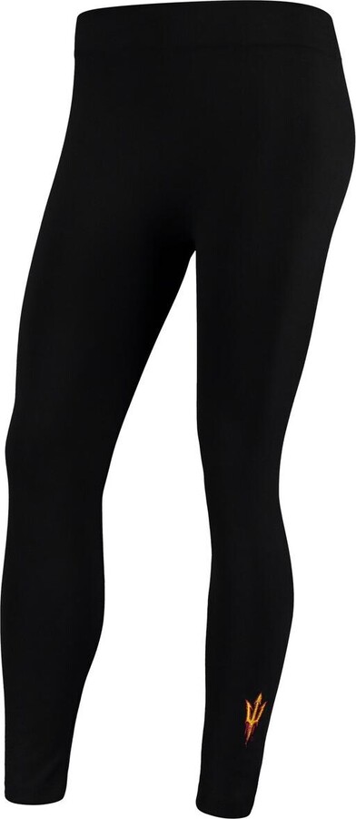 Women's ZooZatz Black Arizona State Sun Devils Fleece Leggings