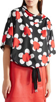Thumbnail for your product : Marc Jacobs Oversized Draped Floral-print Jersey Top
