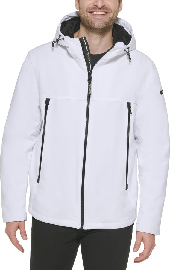 Calvin Klein Men's Sherpa Lined Infinite Stretch Soft Shell Jacket
