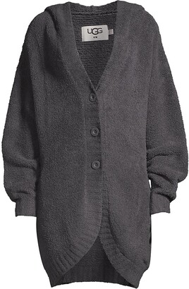 franca hooded travel cardigan