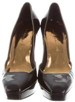 Thumbnail for your product : Barbara Bui Patent Leather Square-Toe Pumps