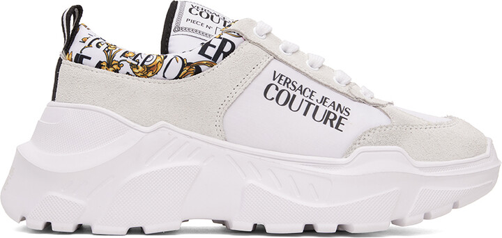 Versace Jeans Couture Versace Jeans Chunky Logo Sneakers White ref.754261 -  Joli Closet