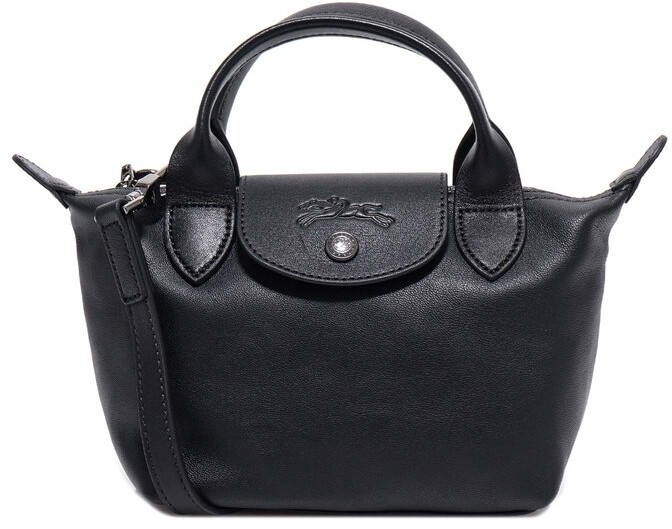Longchamp XS Le Pliage Cuir Top Handle Bag ShopStyle