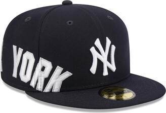 New York Yankees Fitted New Era 59FIFTY 2022 Old Timers' Day Navy Cap Hat  Black UV