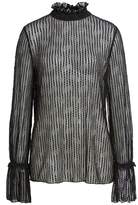 Thumbnail for your product : Anne Klein Bell Sleeve Stretch Lace Blouse