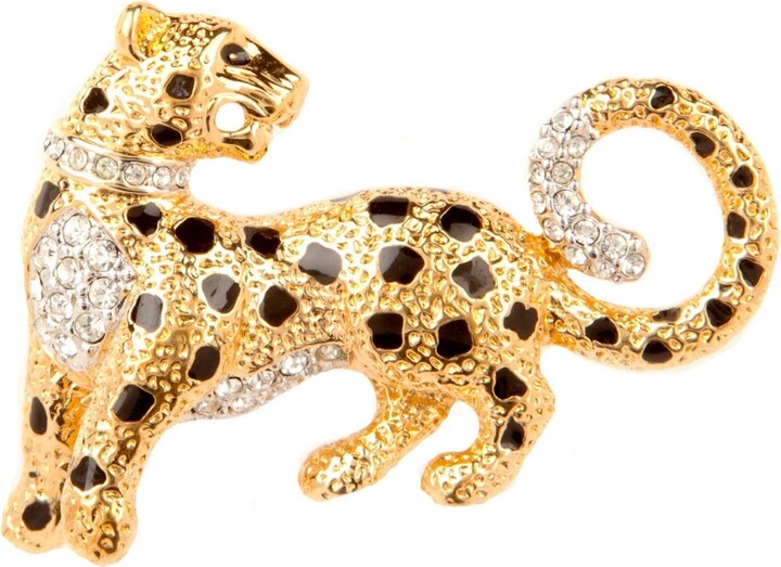 Susan Caplan Vintage 1980s Vintage Attwood & Sawyer Panther Brooch