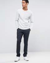 Thumbnail for your product : Selected Suit Trouser With Brushed Tonal Check In Skinny Fit