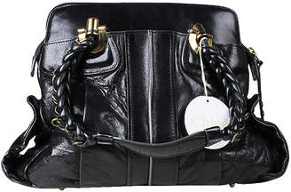 chloe patent leather shoulder bag