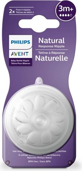 Philips Avent 4 & 9oz Natural Baby Bottle Response Nipple Soothie Pacifier  Brush