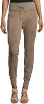 Thumbnail for your product : Ralph Lauren Collection Taryn Drawstring-Waist Jogger Pants, Taupe