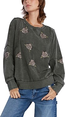Women's Denim Sweatshirts & Hoodies