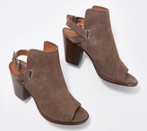 Thumbnail for your product : Frye Suede Sling-back Booties - Dani