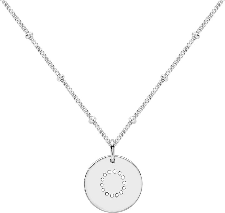 Neola Design Silver Alphabet O Necklace