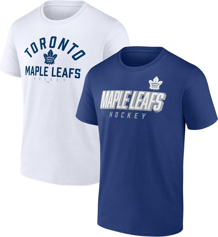 Men's Adidas Auston Matthews Blue Toronto Maple Leafs Fresh Name & Number T-Shirt