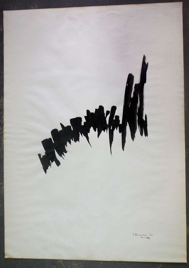 Peter Chinni, Untitled Large Painting (study for a sculpture), 1962