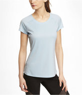 Thumbnail for your product : Express Exp Core Short Sleeve Mixed Fabric Tee