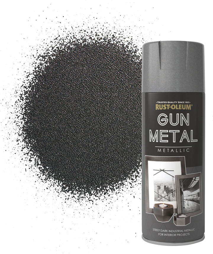 Rust-oleum Gun Metal Grey Metallic Spray Paint 400ml Grey - ShopStyle