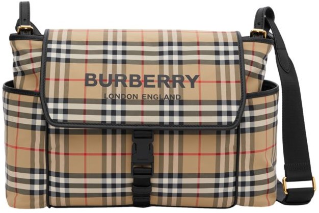 burberry flap diaper bag