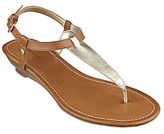 Thumbnail for your product : Liz Claiborne Yasmine T-Strap Wedge Sandals