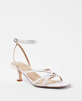 Thumbnail for your product : Ann Taylor Knotted Strappy Leather Sandals