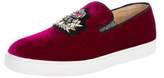 Thumbnail for your product : Christian Louboutin Logo Boat Embellished Sneakers