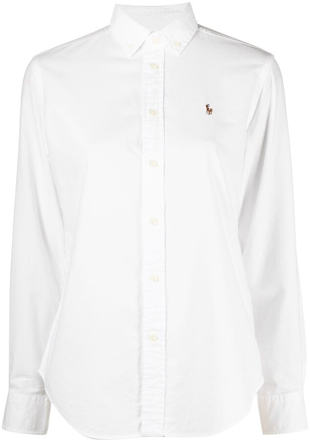 Polo Ralph Lauren White Women's Long Sleeve Tops | Shop the 