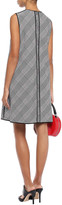 Thumbnail for your product : Boutique Moschino Boutique Neon-trimmed Checked Jacquard Dress