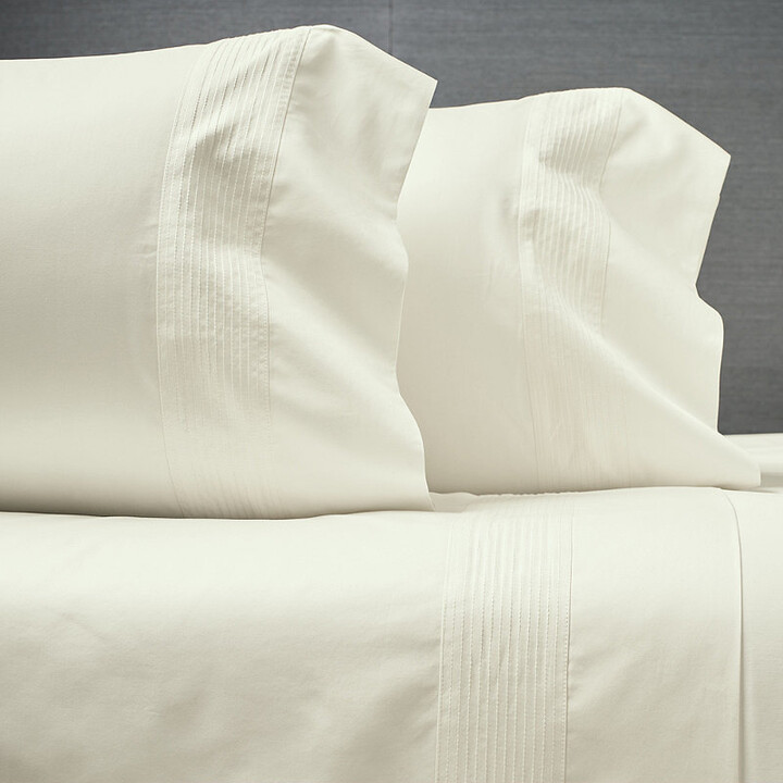 Set of 2 Channel Stitch Sateen Pillowcases