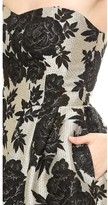 Thumbnail for your product : Jill Stuart Jill Floral Jacquard Strapless Dress