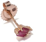 Thumbnail for your product : Suzanne Kalan 18kt Rose Gold Diamond Sapphire Stud Earrings