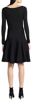 Thumbnail for your product : Donna Karan Long-Sleeve Fit-&-Flare Dress