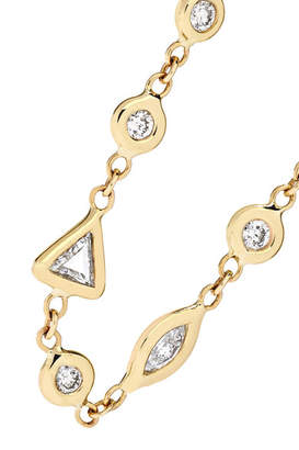 Jacquie Aiche 14-karat Gold Diamond Earring