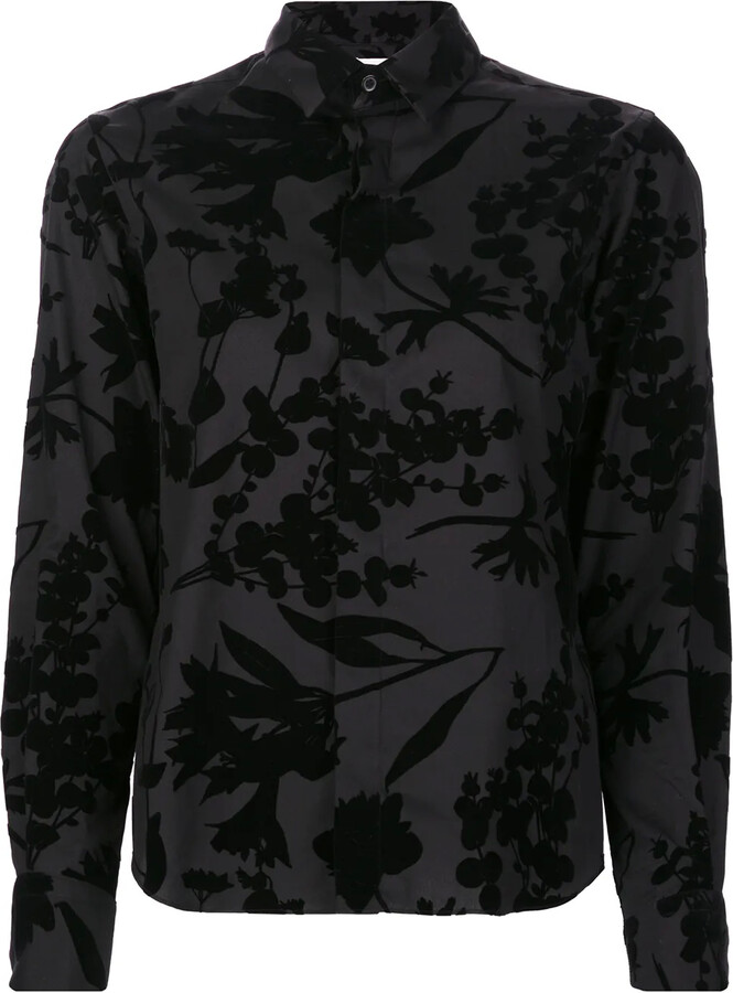 Noir Kei Ninomiya Floral Print Shirt