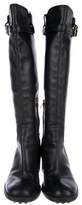 Thumbnail for your product : Ferragamo Leather Knee-High Boots