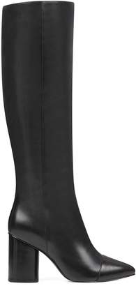 cheyin cylinder heeled boots