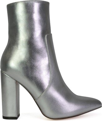 Silver Heeled Ankle Boots | ShopStyle UK