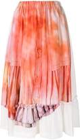 Thumbnail for your product : Comme des Garcons tie dye midi skirt
