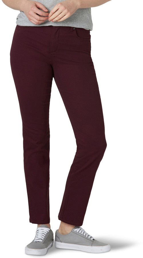 lee slim straight jeans womens