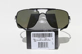 Thumbnail for your product : Oakley Deviation Sunglasses Polished Black/Dark Grey NEW OO4061-18 MPH Aviator