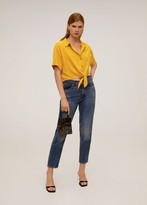 Thumbnail for your product : MANGO Knot shirt off white - 2 - Women