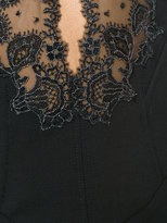 Thumbnail for your product : La Perla lace plunge jumpsuit