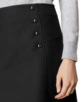 Thumbnail for your product : Karen Millen Button Detail A-Line Mini Skirt