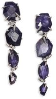 Thumbnail for your product : Alexis Bittar Fine Mystic Marquis Iolite, Multicolor Diamond & Sterling Silver Large Long Drop Earrings