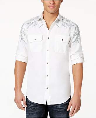 INC International Concepts Men's Embroidered Shirt, Created for Macy's